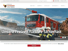 Tablet Screenshot of feuerwehr-wolfsberg.at